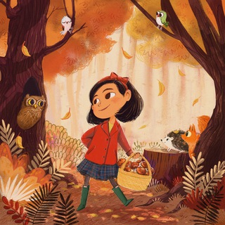 Логотип @bookillustrator - Лена говорит о мире