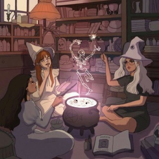 Логотип @boookwitchs - Ковен книжных ведьмочек🌙