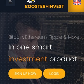 Логотип @boosterinvestment - CRYPTO BOOSTER INVEST