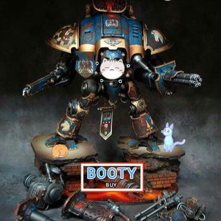 Логотип @bootybuywh - "Booty Buy" Продажа миниатюр Warhammer 40k, AoS, FB