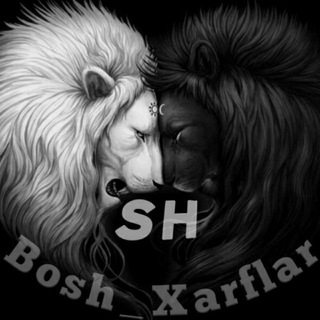 Логотип @bosh_xarflar - Bosh xarflar