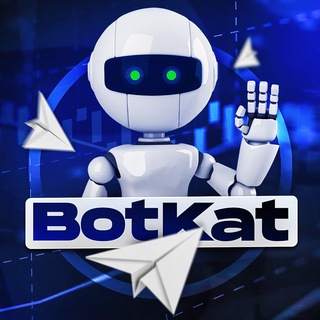 Логотип @botkat_telegram - BotKat | Телеграм боты
