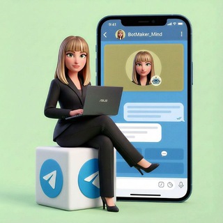 Логотип @botmaker_mind - Мысли ботмейкера вслух 💬🤖🗣📱