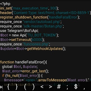 Логотип @bottelegramesp - Telegram bots php