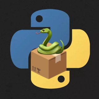 Логотип @boxwithpython - Коробка с питоном