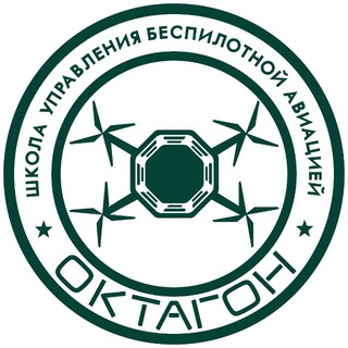 Логотип @bpla_octagon - Школа БПЛА «Октагон»