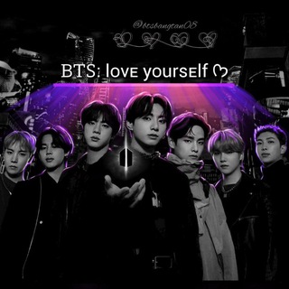Логотип @btsbangtan08 - ᏴᎢᏚ: lᴏvᴇ yᴏursᴇlf ᡣ𐭩