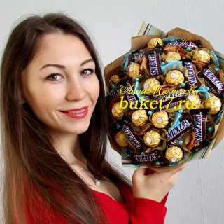 Логотип @buket7ru - Buket7.ru - Букеты из конфет