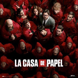 Логотип @bumazhndom - Бумажный дом. Все серии