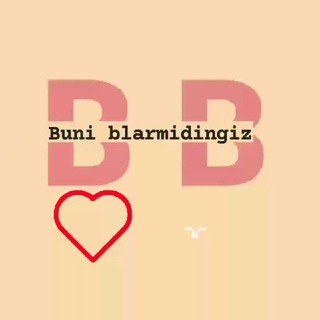 Логотип @buni_blarmidingiz - Buni blarmidingiz