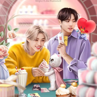 Логотип @bunsstaff - Bun's staff // Shop for Stay&ARMY // SKZ&BTS Shop