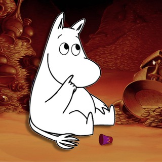 Логотип @businessideatg - Добрый Мумитроль