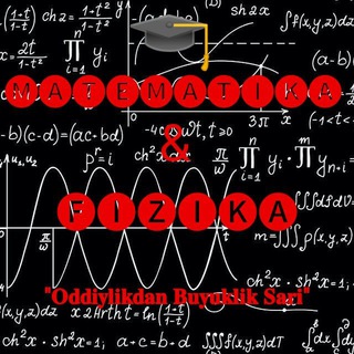 Логотип @buyuklik_sari_matematik_fiziklar - ⊰᯽⊱.🅼︎🅐︎🆃︎🅔︎🅼︎🅐︎🆃︎🅘︎🅺︎🅐︎❊🅵︎🅘︎🆉︎🅘︎🅺︎🅐︎┈⊰᯽⊱ 𝚘𝚍𝚍𝚒𝚢𝚕𝚒𝚔𝚍𝚊𝚗 𝚋𝚞𝚢𝚞𝚔𝚕𝚒𝚔 𝚜𝚊𝚛𝚒.