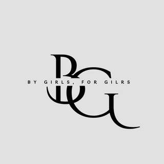 Логотип @bygirlsforgirls - by girls, for girls 🎀