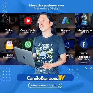 Логотип @camilobarbosatv - Camilo Barbosa TV | Monetiza tus pasiones