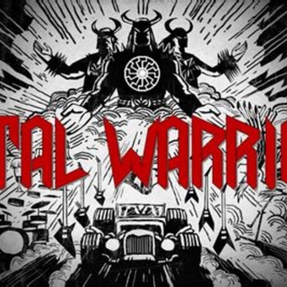 Логотип @canal_metal_warriors - ☠️💽M€T∆L W∆RRIOR$💽☠️