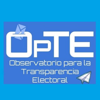 Логотип @canalopte - Canal OpTE Observatorio para la Transparencia Electoral