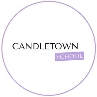 Логотип @candletown - CANDLETOWN.SCHOOL - из хобби в бизнес🤍