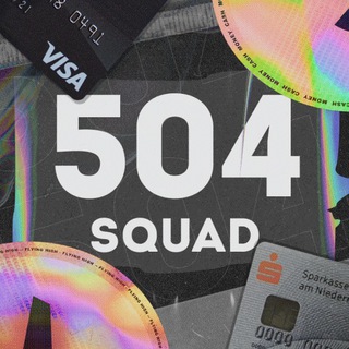 Логотип @cardingsquad504 - 504 SQUAD l КАРДИНГ l ВБИВЫ