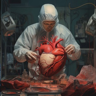 Логотип @cardiosurgeonblog - сердце в главной роли