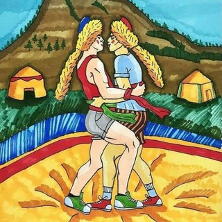 Логотип @cardurt - Хромой башкирский конь. "ХБК"