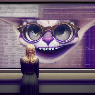 Логотип @cassandrawl - 📈Кассандра в Зазеркалье📉