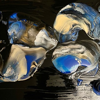 Логотип @catherine_art_is - Catherine Art | Интерьерные картины | Fluid art