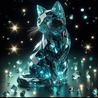Логотип @cats_crystal - Хрустальный кот