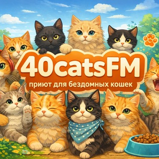 Логотип @catsfm40 - 40catsFM🐈🐈‍⬛
