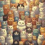 Логотип @catshumrrr - ЛапоУхий Мир 🐈