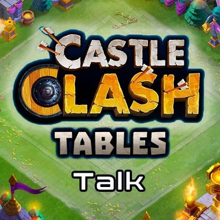 Логотип @cc_tables_disc - Обсуждение Castle Clash таблицы битвы гильдий
