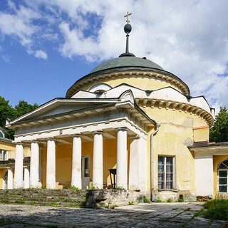 Логотип @cerkov_sergiya_radonezhskogo - Храм свт.Димитрия Ростовского в усадьбе Суханово