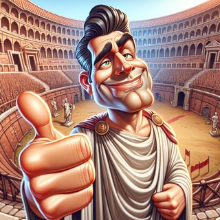 Логотип @cesarreshil - Решение Цезаря 👍👎