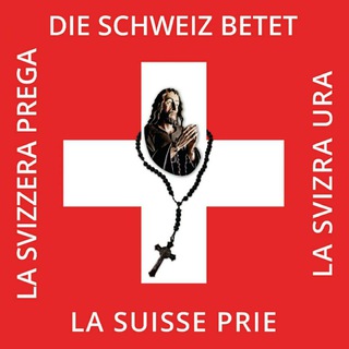 Логотип @ch_betet_prie_prega - Die Schweiz betet - La Suisse prie - La Svizzera prega