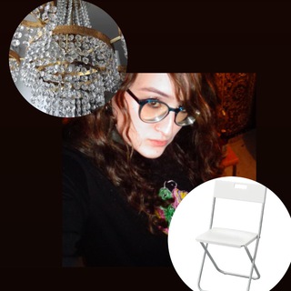 Логотип @chairs_and_chandeliers - Что по стульям?