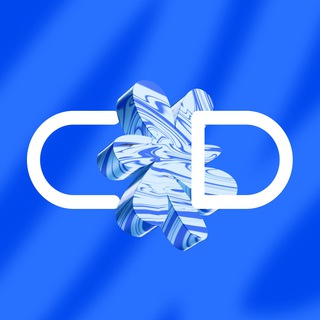 Логотип @chat_contented - Дизайн-волна