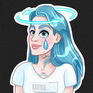 Логотип @chat_karma - Чат Карма дизайнера
