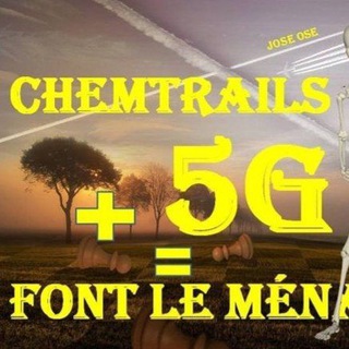 Логотип @chemtrails5genocidecocide - Chemtrails+5G = Génocide + Écocide