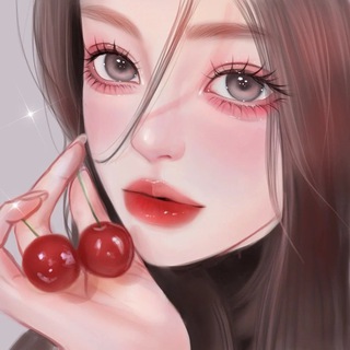 Логотип @cherrygoro - вишнёвый гороскоп