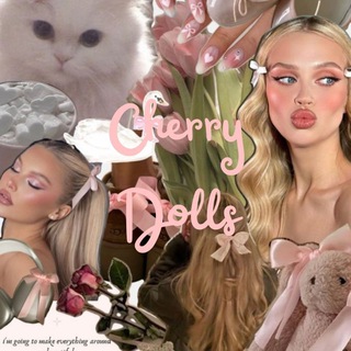 Логотип @cherryydollss - 𝅄 ׁ ୨ৎ 🩰𝖢𝗁𝖾𝗋𝗋𝗒 𝖣𝗈𝗅𝗅𝗌🥛•.°