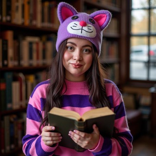 Логотип @cheshirkabook - Посиделки с Чеширским котом