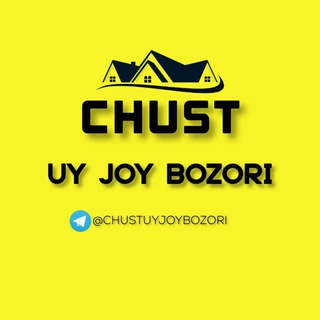 Логотип @chustuyjoybozor - CHUST UY JOY | Rasmiy