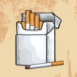 Логотип @cigaupbot - СигаретыМетр