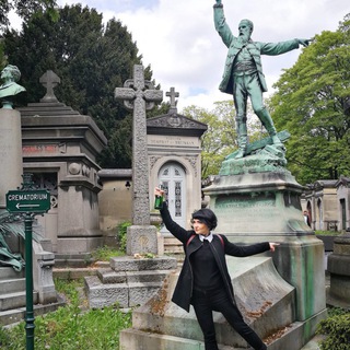 Логотип @cimetiere_pere_lachaise - Пер-Лашез. Père Lachaise.