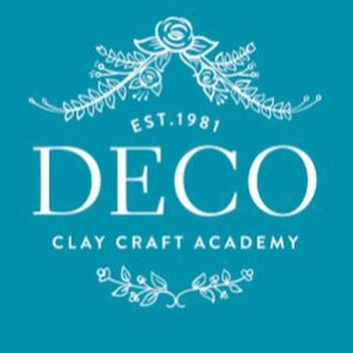 Логотип @claycraftbydeco - Decoclay Школа Лепки Петровой Ольги