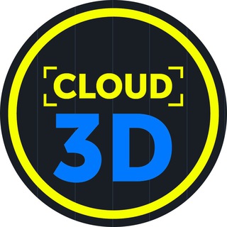 Логотип @cloud3d - CLOUD 3D