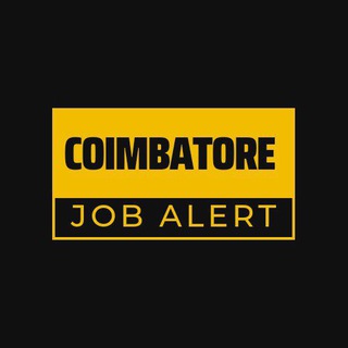 Логотип @coimbatorejobalert - Coimbatore Job Alert