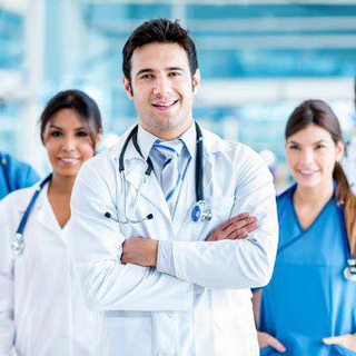 Логотип @community_physicians - بزرگترین اجتماع پزشکان و دندانپزشکان