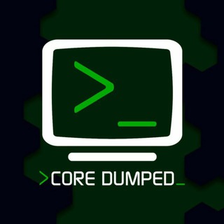Логотип @coredumpedupm - >CORE DUMPED_