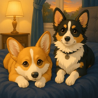 Логотип @corgiusmle - Корги и USMLE